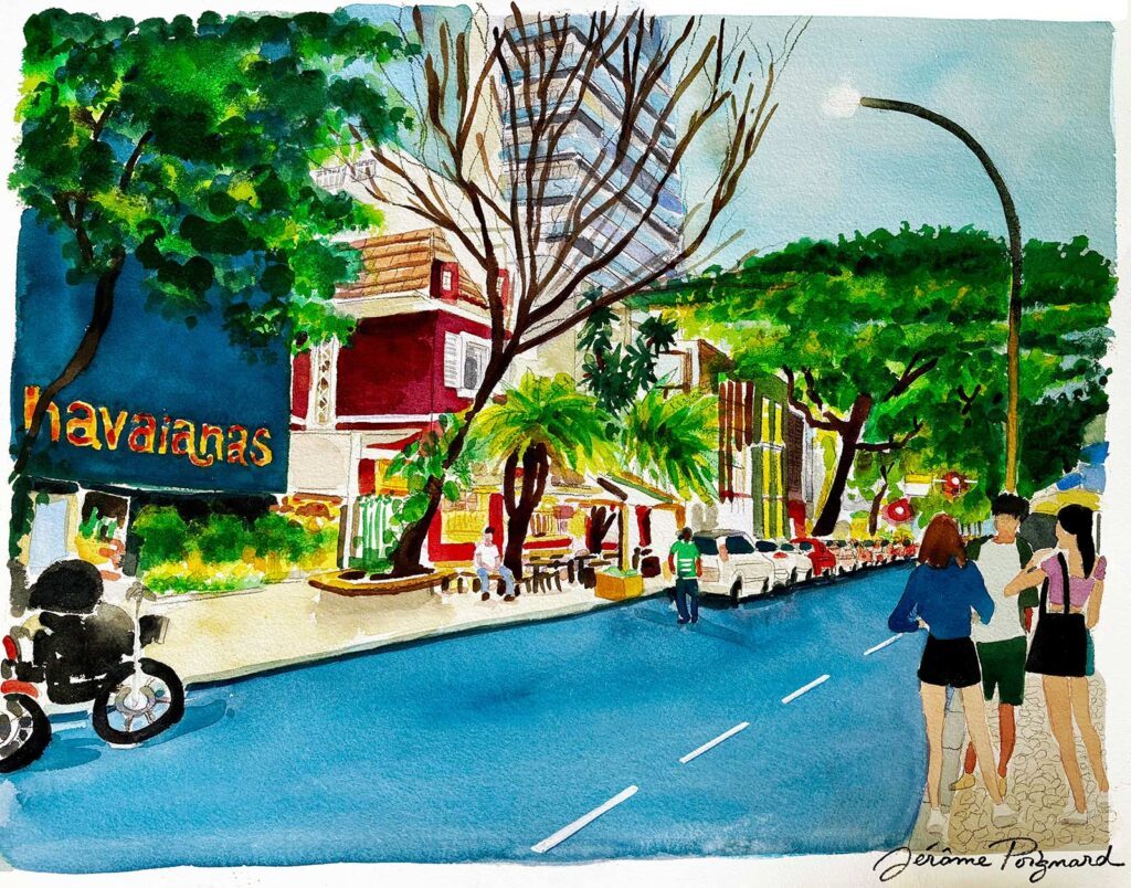 'Villes et Cores'', nova exposição de Jérôme Poignard, traz paisagens urbanas ao redor do mundo, no Espaço Cultural Correios Niterói RJ