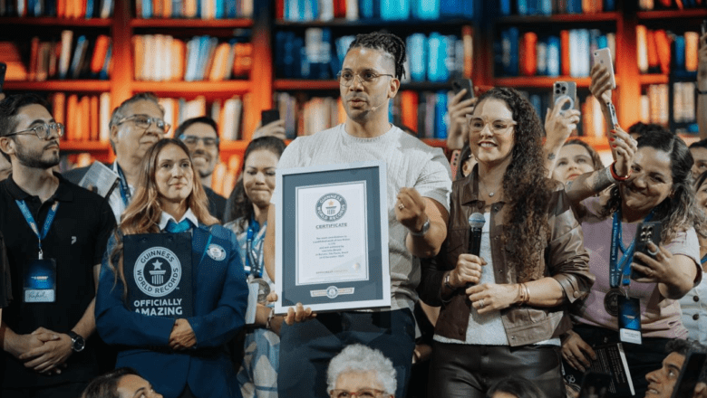 “A Máquina do Tempo – 11.520 anos de lições atemporais”, novo livro liderado por Joel Jota entra para o GUINNESS WORLD RECORDS ™ como o maior livro de não ficção em coautoria do mundo