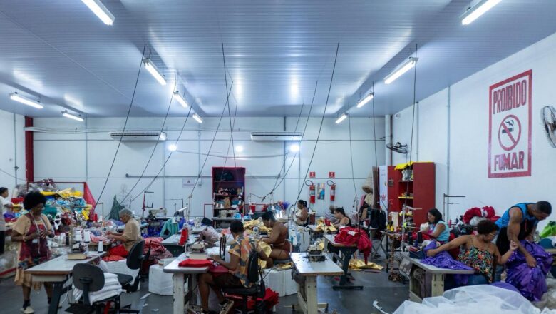 costureiras da Viradouro ganham sala climatizada