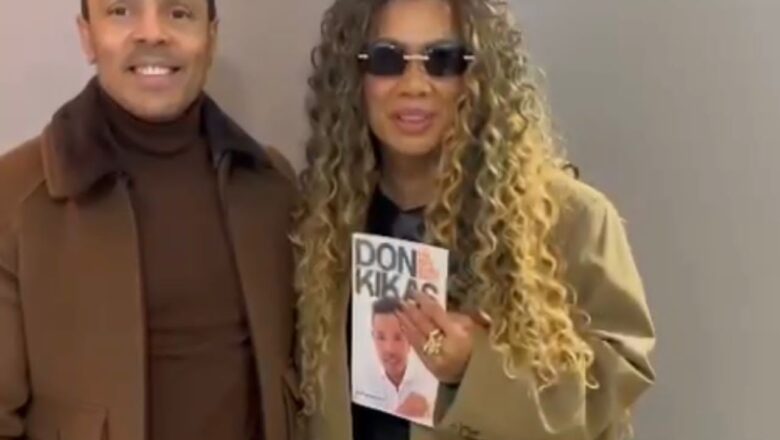 Middah Borges grava videoclipe em Portugal ao lado de Don Kikas e recebe autobiografia do artista angolano