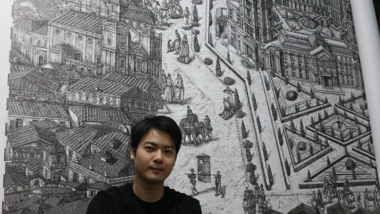 Eric Fok, de Macau, expõe obras em Taipei