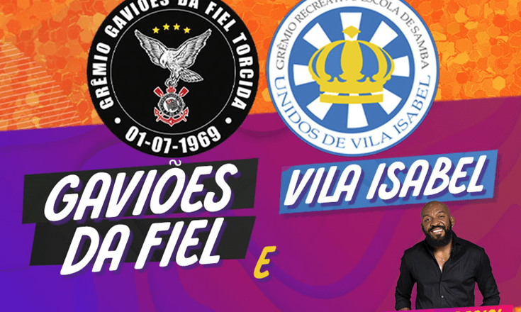 O maior encontroe entre Escolas De Samba do Brasil reúne Gaviões da Fiel e Vila Isabel no Palco do Tokio Marine Hall