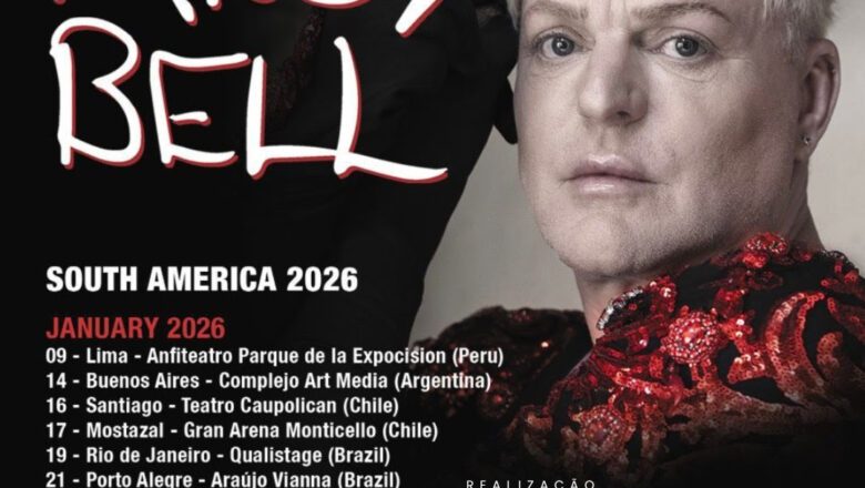 Andy Bell, a voz do Erasure, inicia nova turnê no Brasil celebrando carreira