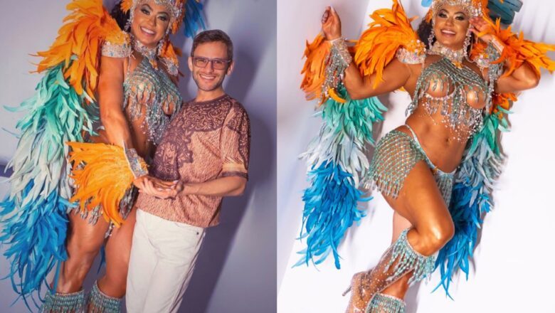 Carnaval:Adriana Santos rouba a cena na estreia da Mocidade Unida da Mooca no Grupo Especial