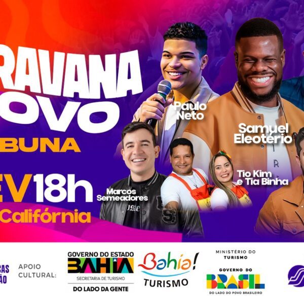 Evento gospel “Caravana do Povo” chega a Itabuna com grandes nomes da música cristã nacional neste sábado