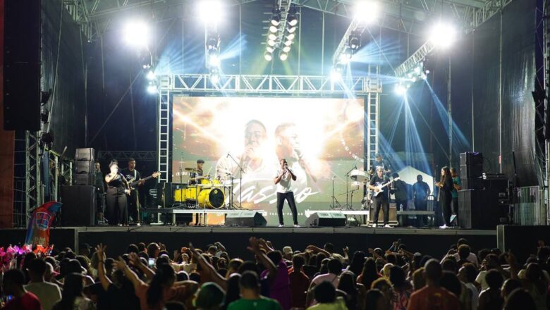 Com seu samba-reggae, Tassio Paixão abrilhanta o Bahia Gospel Festival e anima público em São Félix