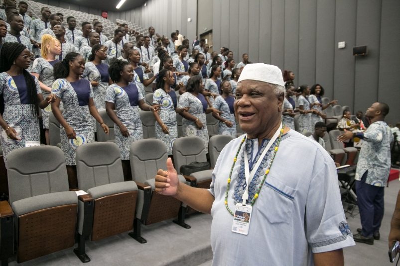 Ivanir dos Santos no 9º Congresso Pan-Africano, no Togo - fotos de Thammy Carvalho