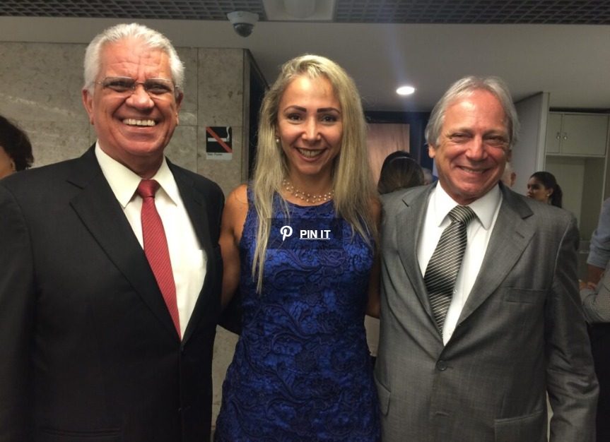 Com o Presidente de Furnas Centrais Eletricas, Flavio Decat e o Presidente da Light, Paulo Roberto Ribeiro Pinto