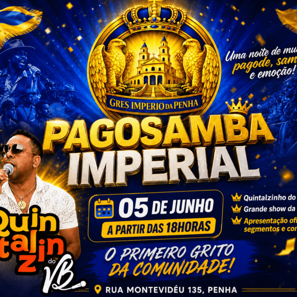 Estreando no Carnaval de 2027, Império da Penha realiza evento do lançamento da escola neste sábado, 05