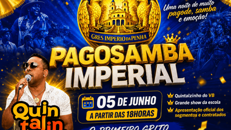 Estreando no Carnaval de 2027, Império da Penha realiza evento do lançamento da escola neste sábado, 05