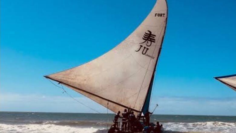 JU Omakase participa da III Regata de Jangadas do Iguape ao lado do pescador Banana