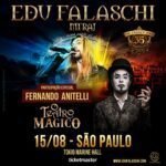 Fernando Anitelli, do Teatro Mágico, é anunciado como convidado de Edu Falaschi em São Paulo