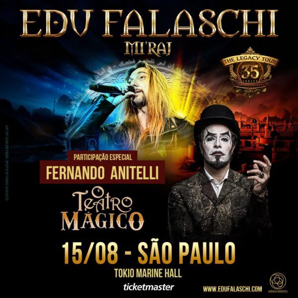 Fernando Anitelli, do Teatro Mágico, é anunciado como convidado de Edu Falaschi em São Paulo