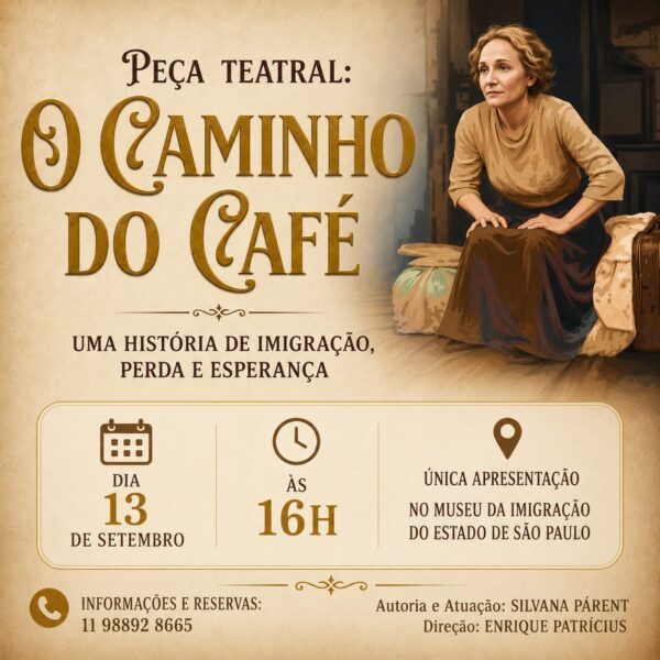 “O Caminho do Café” leva ao Museu da Imigração uma história de travessia, memória e esperança