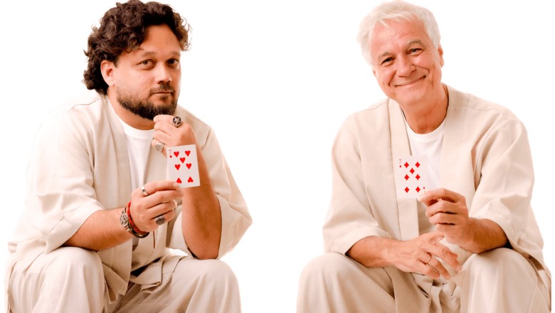 Léo Pinheiro e Sergio Chiavazzoli gravam DVD “Embaralhando 7” no Theatro Municipal de Niterói