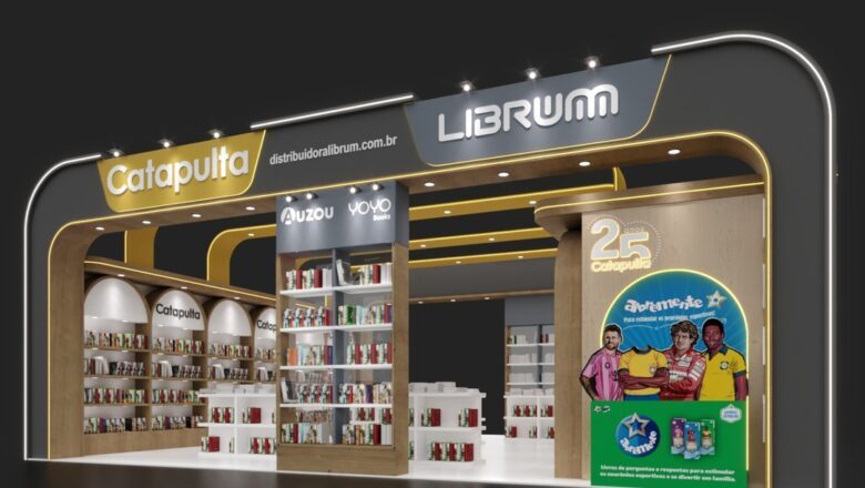 Librum leva estande com espaços interativos e lançamentos para a Bienal do Livro