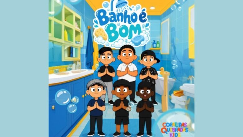 Coral das Quebradas lança projeto infantil com “Banho É Bom” após ultrapassar 100 milhões de visualizações