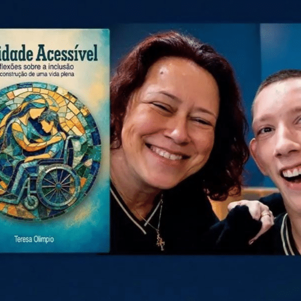 Mãe transforma desafios da inclusão em livro sobre felicidade, acessibilidade e superação