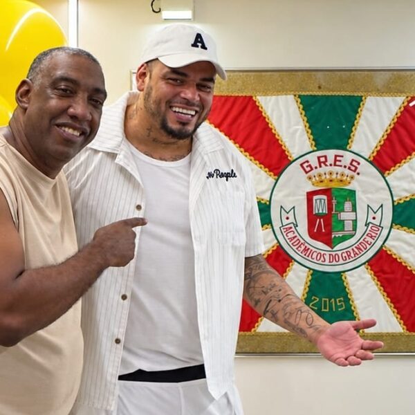 Cacau Júnior visita a Grande Rio e prepara novo audiovisual de samba e pagode