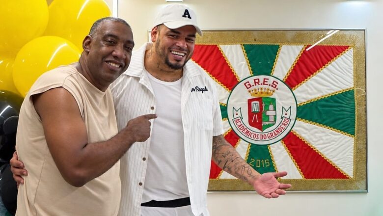 Cacau Júnior visita a Grande Rio e prepara novo audiovisual de samba e pagode